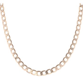 9ct Yellow Gold Curb Chain 20"