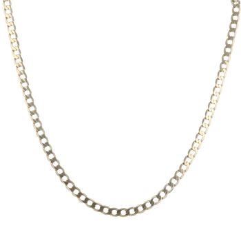 9ct Yellow Gold Curb Chain 22"