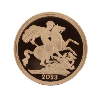 2023 Charles III The Coronation of His Majesty UK Full Sovereign Coin Boxed with Info