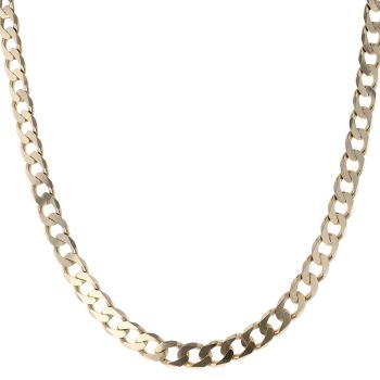9ct Yellow Gold Curb Chain 20"