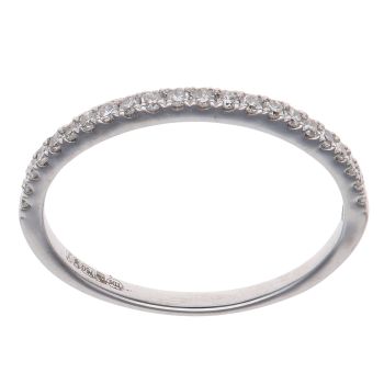 9ct White Gold 0.25ct Brilliant Cut Diamond Eternity Ring