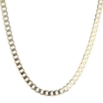 9ct Yellow Gold Curb Chain 20"