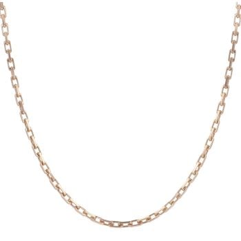 9ct Yellow Gold Square Belcher Chain 24"