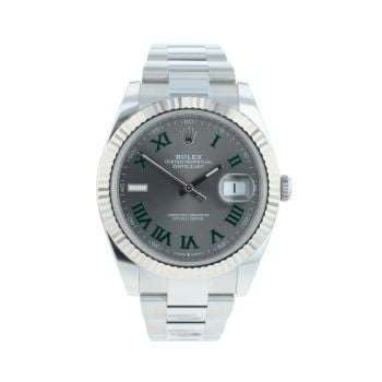 Rolex Datejust 'Wimbledon' Pre Owned Watch Ref 126334