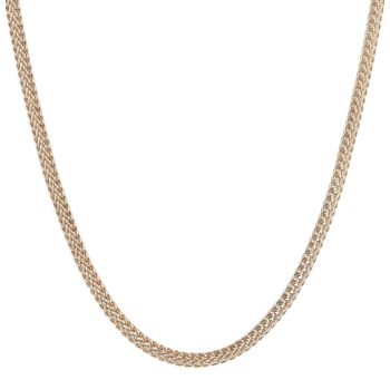 9ct Yellow Gold Foxtail Chain 24"
