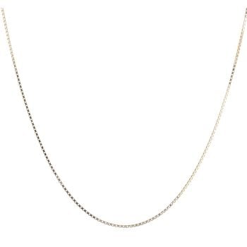 18ct Yellow Gold Box Chain 24"