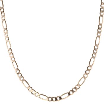 9ct Yellow Gold Figaro Chain 20"