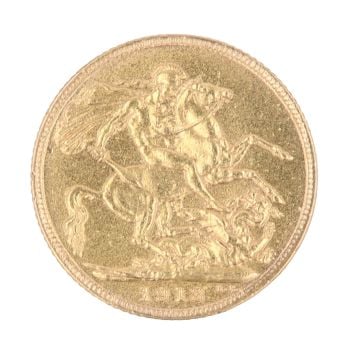 1913 George V Full Sovereign Coin