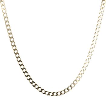 9ct Yellow Gold Curb Chain 20"