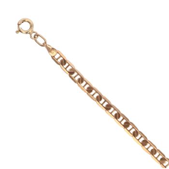 9ct Yellow Gold Anchor Bracelet 7.5"