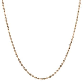 9ct Yellow Gold Rope Chain 18"