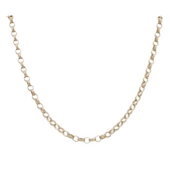 9ct Yellow Gold Belcher Chain 24"