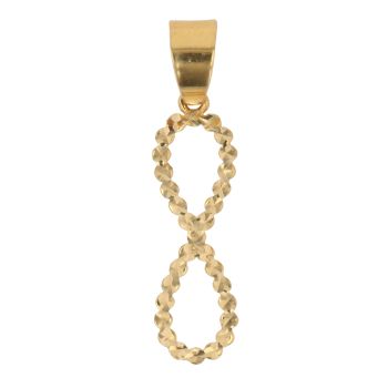 22ct Yellow Gold Infinity Pendant