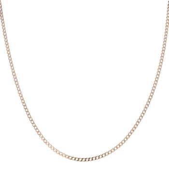 9ct Yellow Gold Curb Chain 22"
