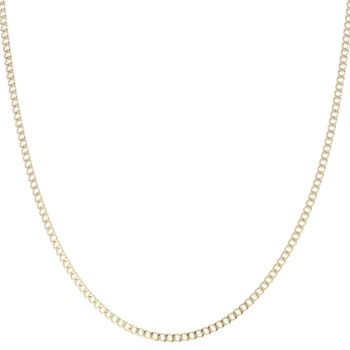 9ct Yellow Gold Curb Chain 20"