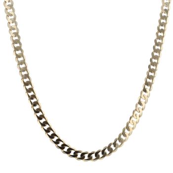 9ct Yellow Gold Curb Chain 20"