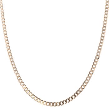 9ct Yellow Gold Curb Chain 20"
