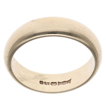 9ct Yellow Gold Wedding Band 5mm