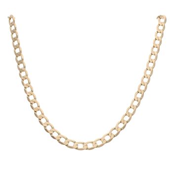 9ct Yellow Gold Curb Chain 20"