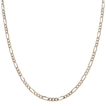 9ct Yellow Gold Figaro Chain 24"