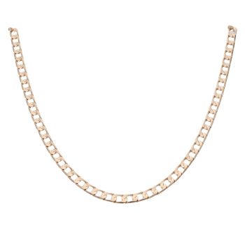 9ct Yellow Gold Curb Chain 18"