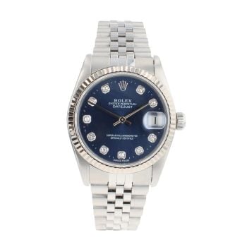 Rolex Datejust Pre Owned Watch Ref 68274