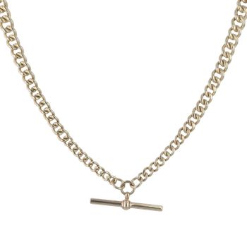 9ct Yellow Gold T-Bar Albert Chain 20"