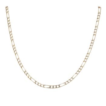 9ct Yellow Gold Figaro Chain 22"