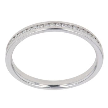 18ct White Gold 0.15ct Brilliant Cut Diamond Eternity Ring