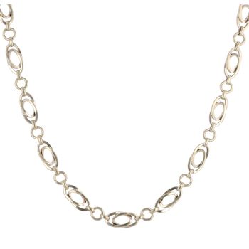 9ct Yellow Gold Double Oval Link Chain 18"