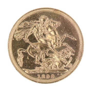 1899 Victoria Old Head Australia Full Sovereign Coin