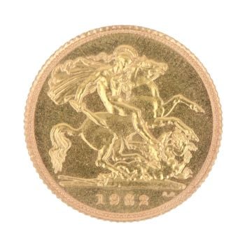 1982 Elizabeth II Half Sovereign Coin