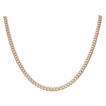 9ct Yellow Gold Curb Chain 18"