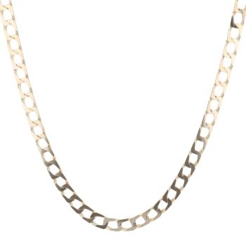 9ct Yellow Gold Curb Chain 20"