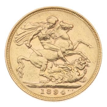 1894 Victoria Full Sovereign Coin