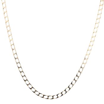 9ct Yellow Gold Curb Chain 18"