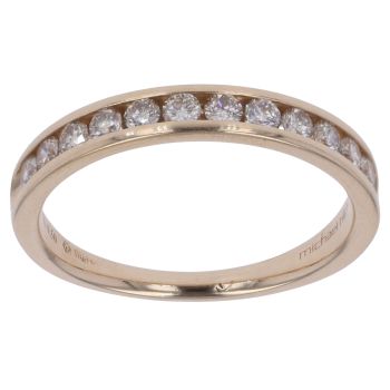 14ct Yellow Gold 0.50ct Diamond Eternity Ring