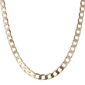9ct Yellow Gold Curb Chain 24"