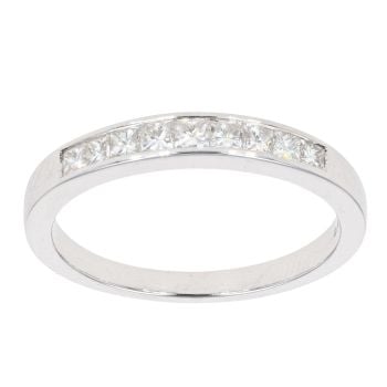 18ct White Gold Diamond Eternity Ring by Anya Belle