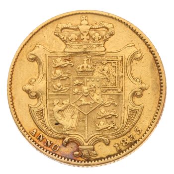 1833 William IV UK Full Sovereign Coin