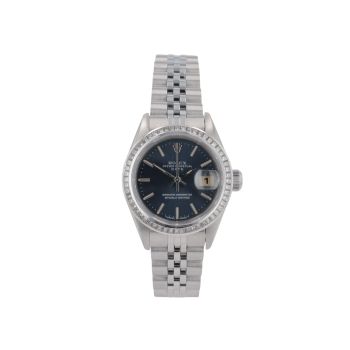 Rolex Custom Oyster Perpetual Date Pre Owned Watch Ref 69174