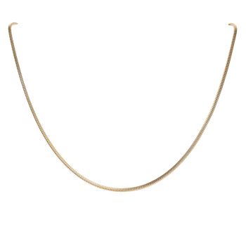 9ct Yellow Gold Snake Chain 16"