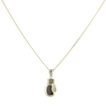 14ct Yellow Gold Children's Boxing Glove Pendant and Chain 16"