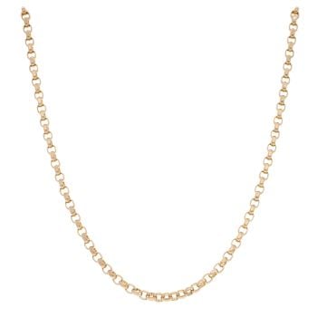 9ct Yellow Gold Belcher Chain 18"