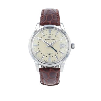 Grand Seiko Elegance Collection GMT Pre Owned Watch Ref SBGM221