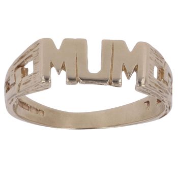 9ct Yellow Gold MUM Ring