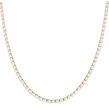 9ct Yellow Gold Square Link Anchor Chain 20"