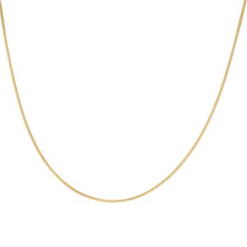 22ct Yellow Gold Foxtail Chain 16"