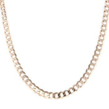 9ct Yellow Gold Curb Chain 20"