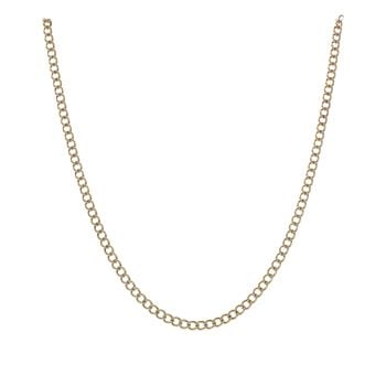 9ct Yellow Gold Curb Chain 20"